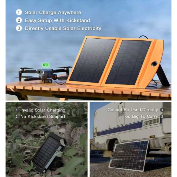 Solar Güneş Enerjili Powerbank 1000 mAh
