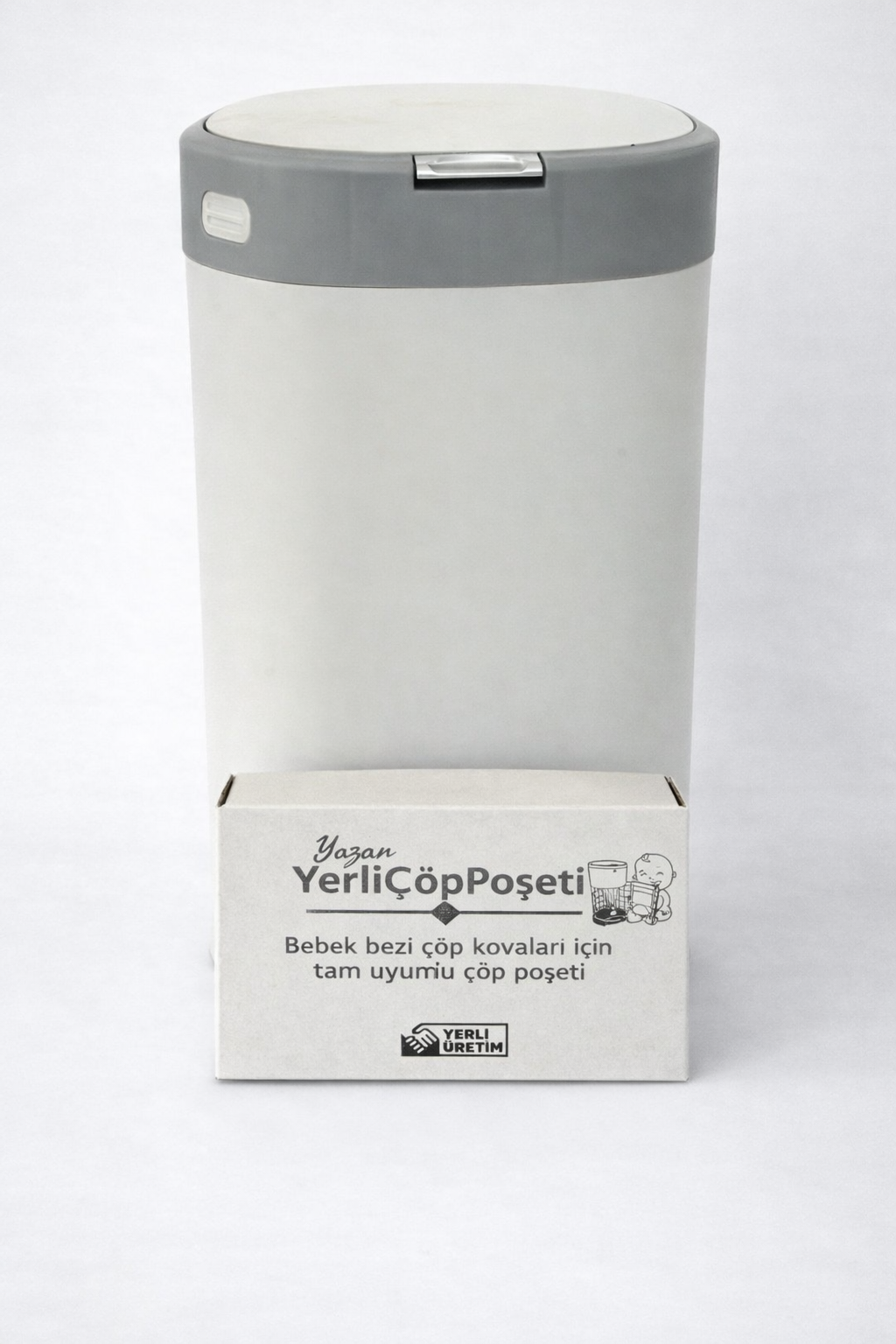 Motek Bebek Bezi Çöp Kovaları İle Uyumlu Kokulu Çöp Poşeti - 3'lü Paket