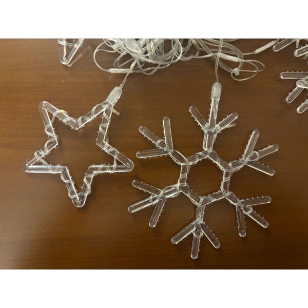 Kar Tanesi Perde LED