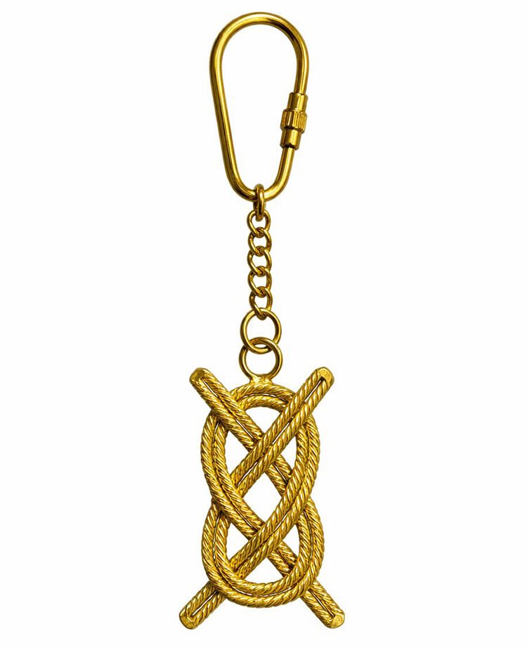 Pirinç Gemi Düğümü Tasarımlı Anahtarlık