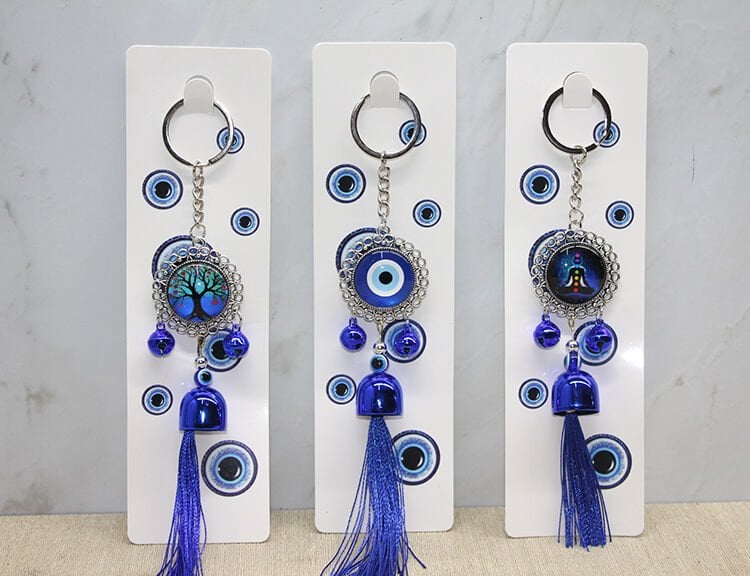 Metal Nazar Boncuğu Anahtarlık