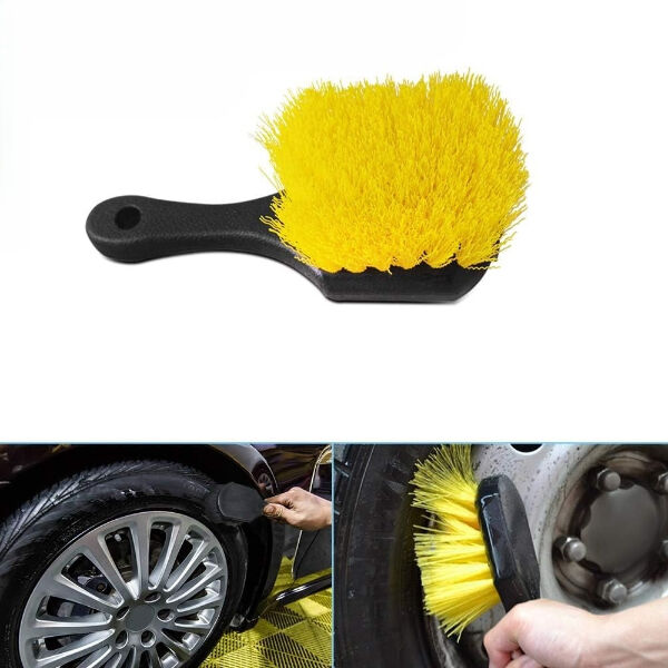 Sarı Jant Temizleme Fırçası