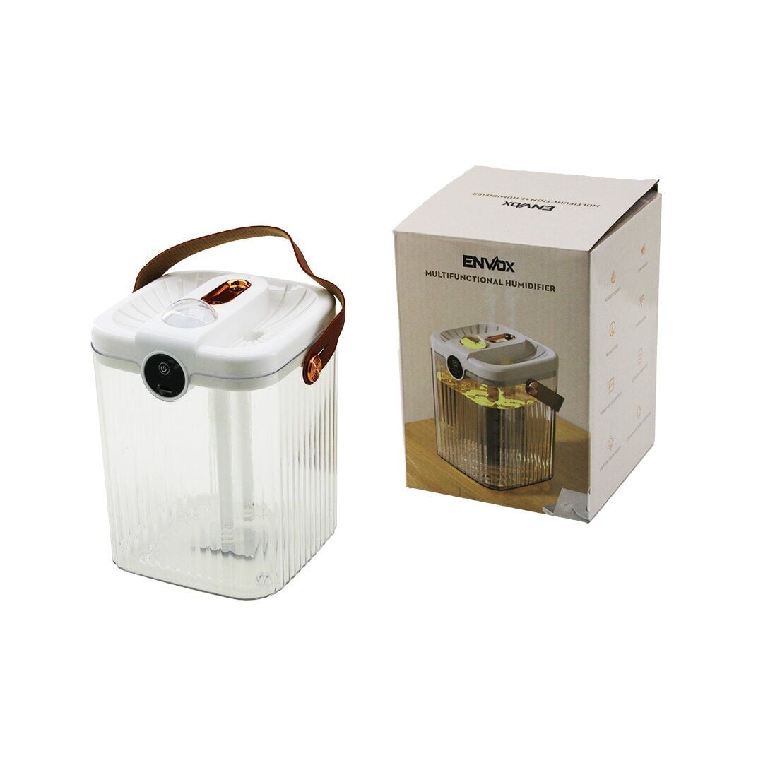 2 Litre Hava Nemlendirici - USB Şarjlı - Işıklı - Buhar Makinesi - Koku Giderici