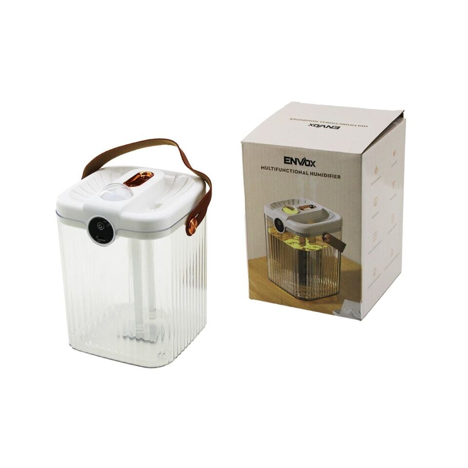 2 Litre Hava Nemlendirici - USB Şarjlı - Işıklı - Buhar Makinesi - Koku Giderici