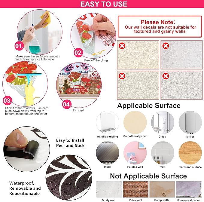 Tropikal Bitkiler Duvar Stickerı Model B