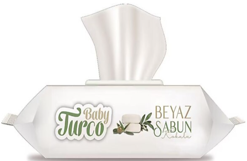 Baby Turco Islak Mendil Beyaz Sabun Kokulu 90 Adet