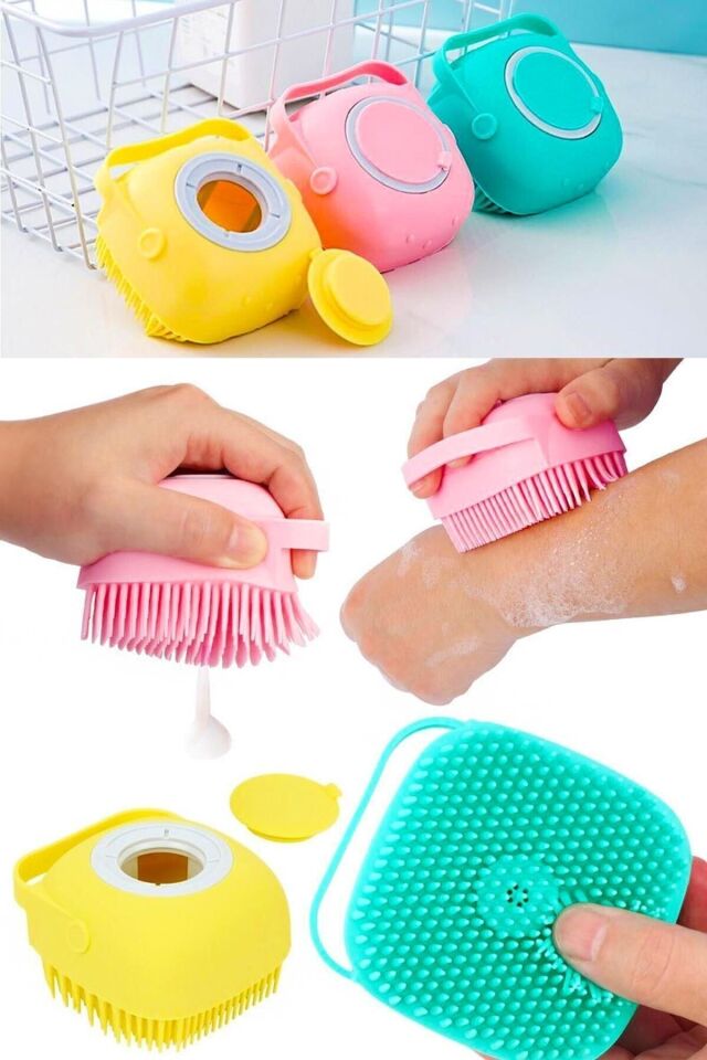 Duş Jeli Hazneli Banyo Masaj Kesesi