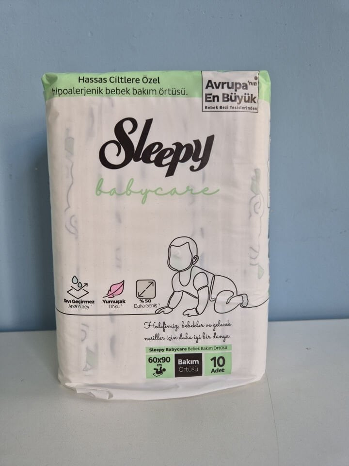 Sleepy Bebek Bakım Örtüsü  60x90 10 Adet