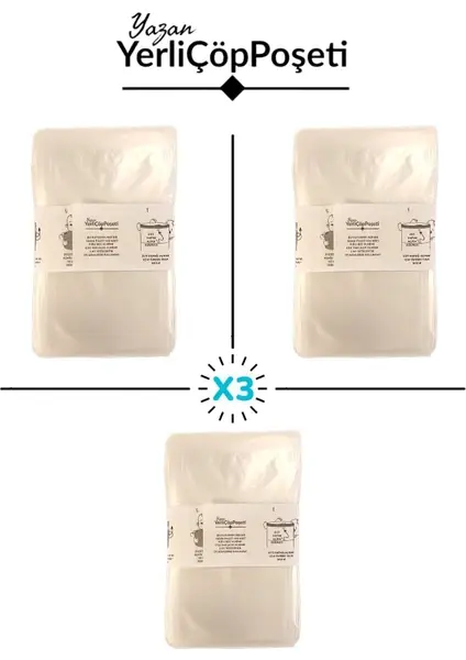 Korbell Çöp Poşeti 16L Kova Uyumlu -  3'lü Ekonomik Paket | 1500 Bez Kapasiteli & Kokulu   ---     --- Türkiye'nin en ucuz fiyatı ---