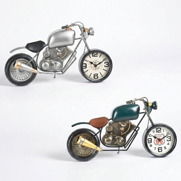 Klasik Motor Tasarımlı Masaüstü Saat