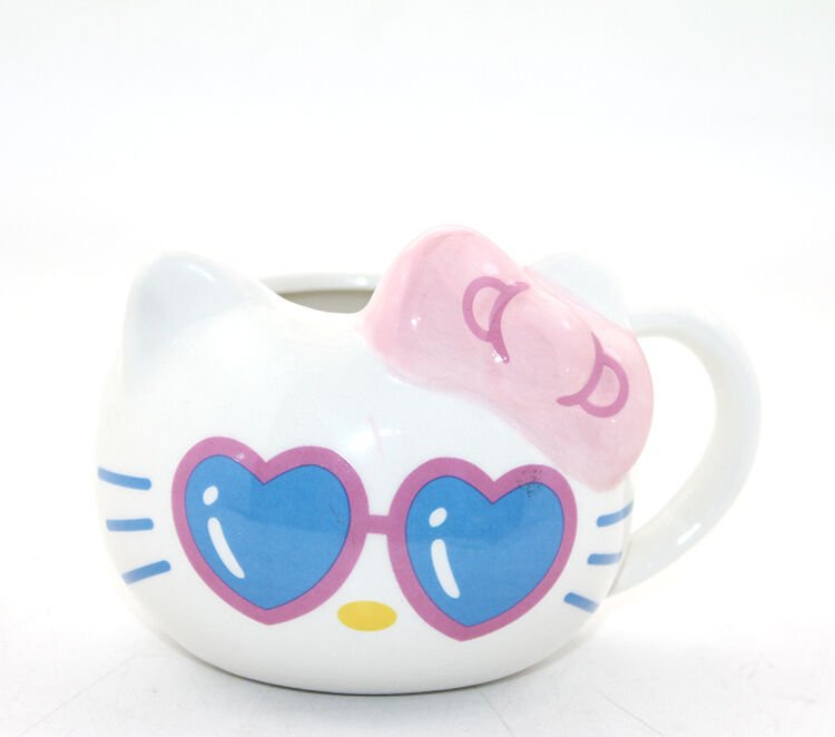 Porselen Hello Kitty Kupa Bardak Model 2