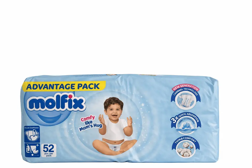 Molfix 4 Plus Bebek Bezi 52 Adet | Fırsat Paketi