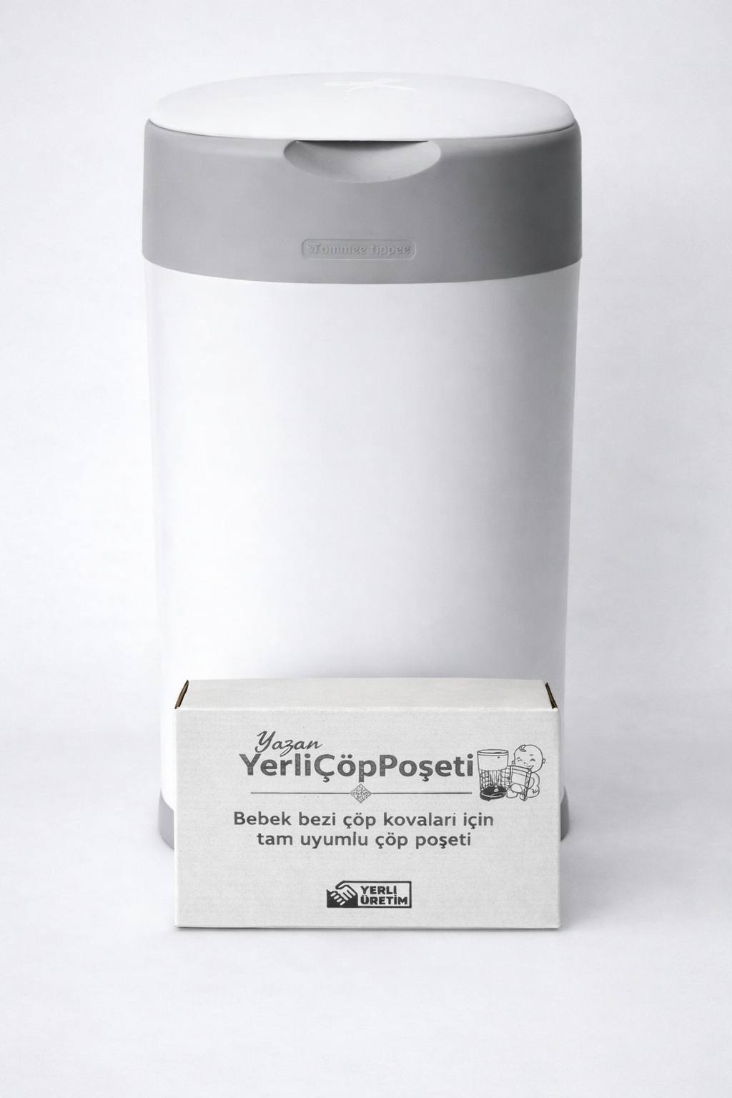 Tommee Tippee Twist&Click ile Tam Uyumlu Bebek Bezi Çöp Poşeti -Kokulu 10'lu Paket