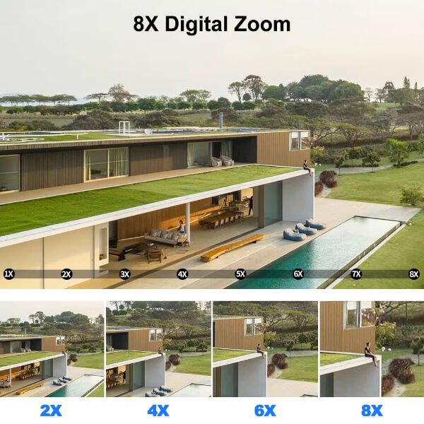 3 Lens Wi-Fi Güvenlik Kamerası