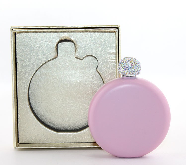 Paslanmaz Çelik Matara 5 Oz Pembe