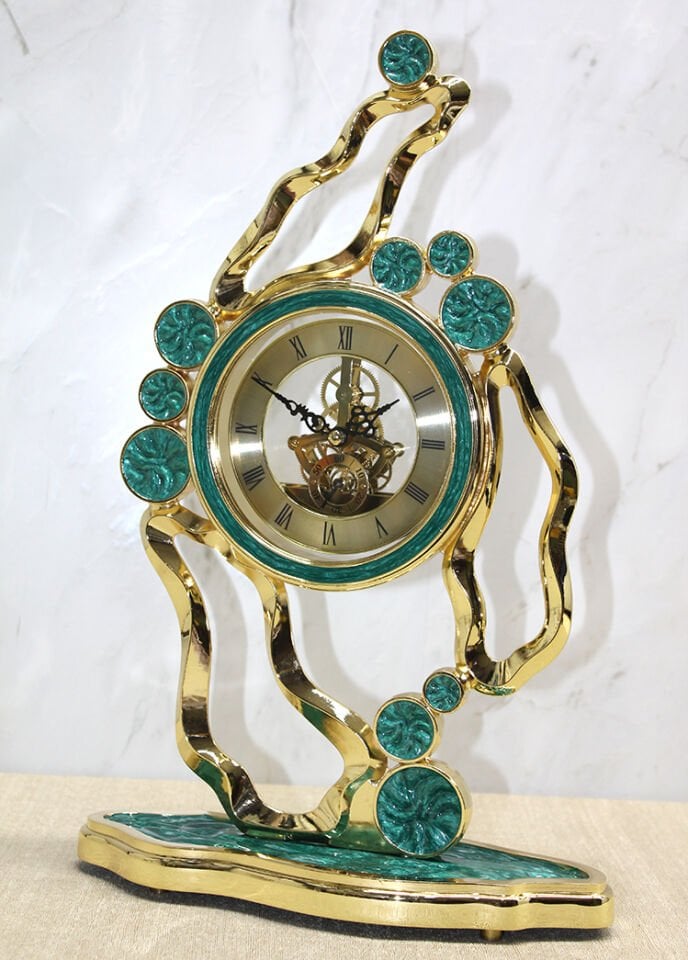 Özel Yeşim Tasarım Masa Üstü Saat