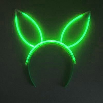 Karanlıkta Yanan Glow Neon Fosforlu Taç - 6 Adet