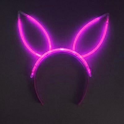 Karanlıkta Yanan Glow Neon Fosforlu Taç - 6 Adet