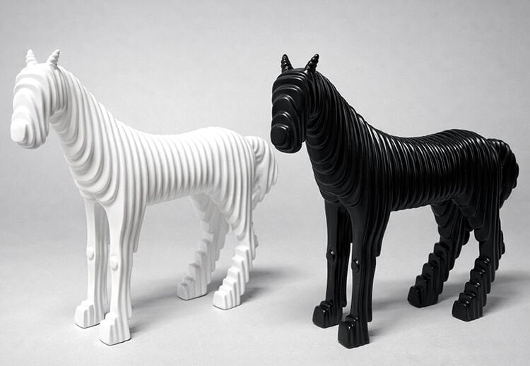 28x27 cm Özel Tasarım Polyester At Figürü