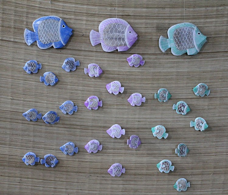 Balıklı Asmalı Rüzgar Çanı