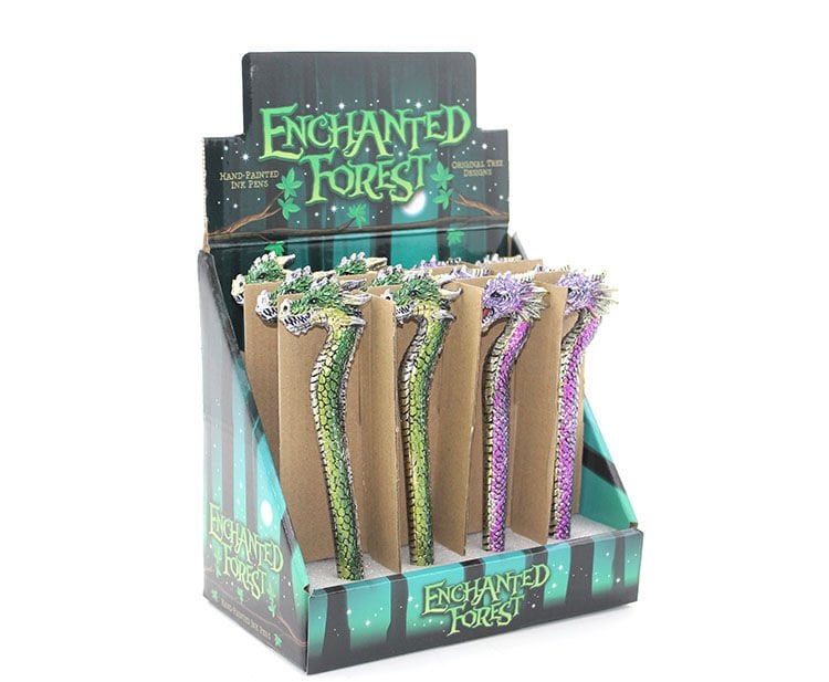 Dragonlu Polyester Tükenmez Kalem