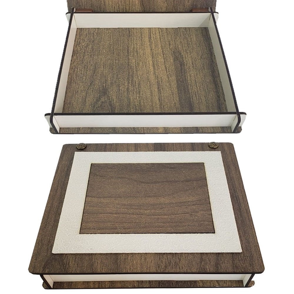 Ahşap Derili Hediye Kutusu