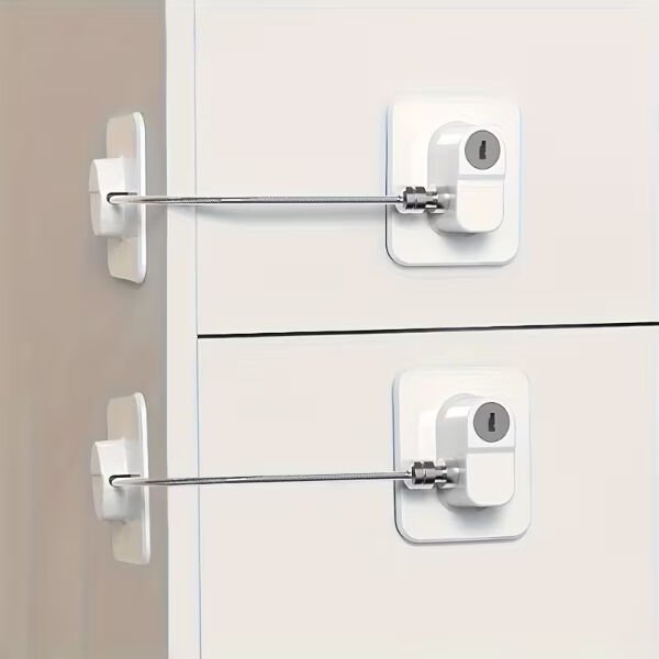 Beyaz Plaka Halatlı Emniyet Kilidi