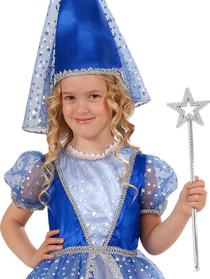 Yıldız Şekilli Peri Asası Gümüş Renk