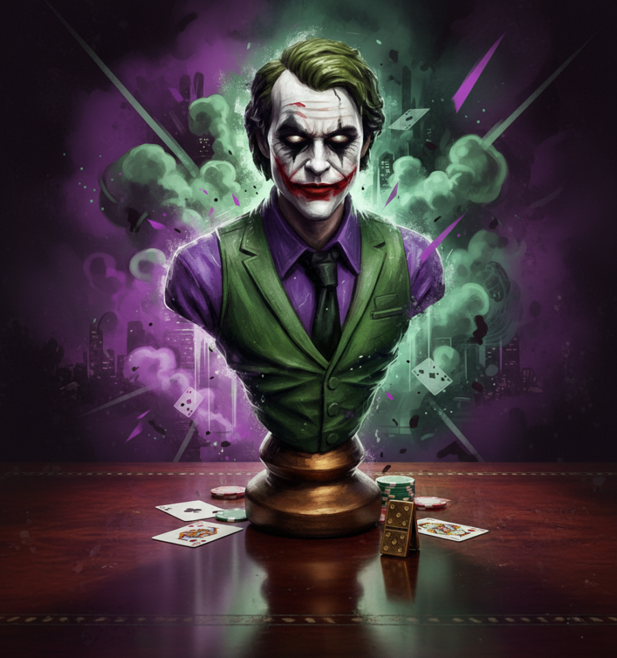 Polyester Joker Figür