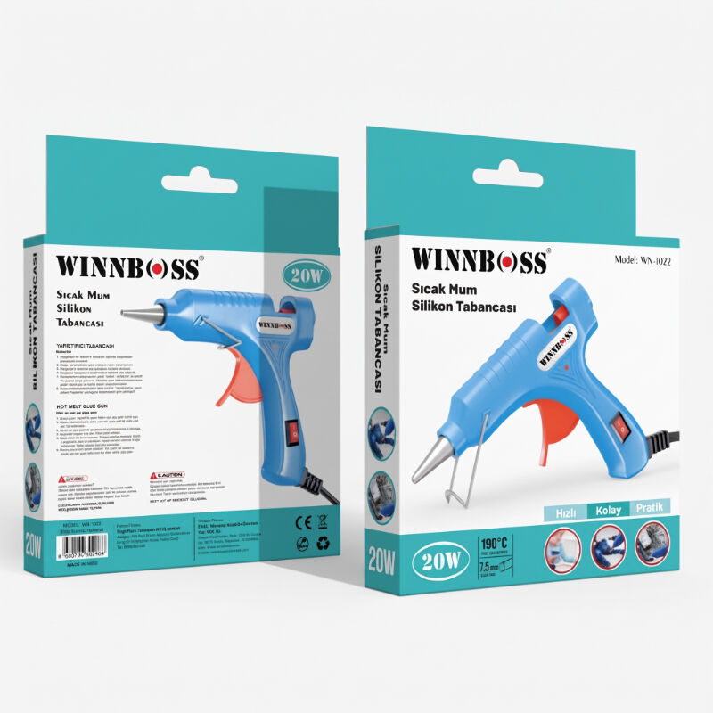20W Sıcak Silikon Tabancası - Küçük Boy - 7.5 mm Mum Silikon Uyumlu