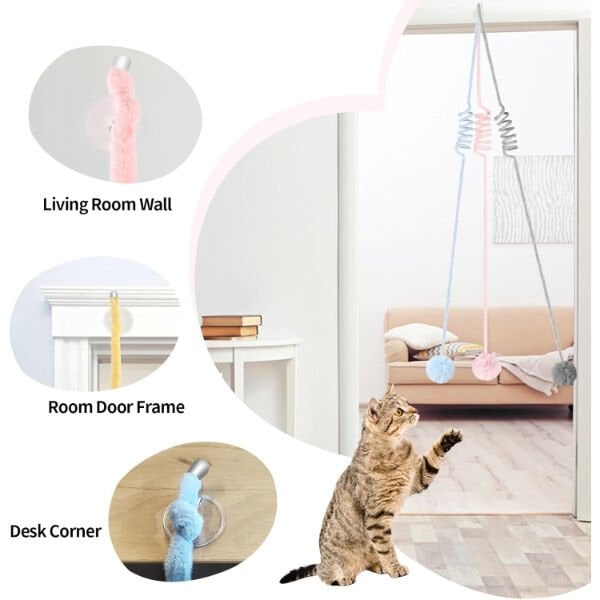 Elastik Yaylı Asılabilir Peluş Oyuncak