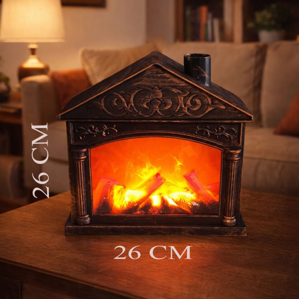 Dekoratif Ev Tasarımlı LED Şömine Işık