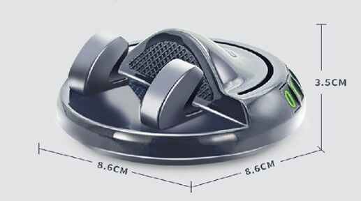 360° Dönebilen Yapışkanlı Numaratörlü Araç Telefon Tutucu