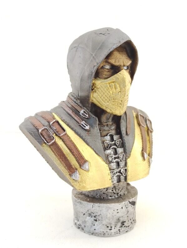 Polyester Scorpion Büst Büyük Boy