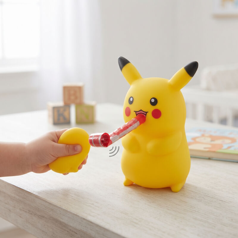 Düdüklü Pikaçu Tasarımlı Squishy - 12'li Paket - Sesli Oyuncak