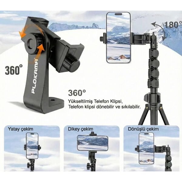 Çantalı Kumandalı Tripod