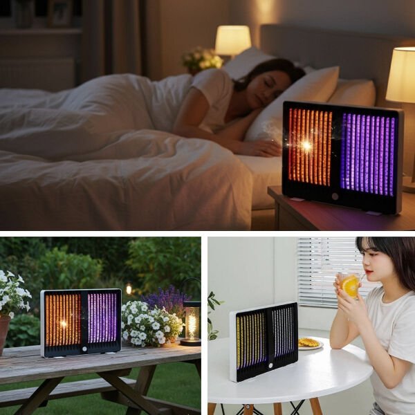 Şarjlı Sivrisinek Öldürücü Lamba UV Işıklı