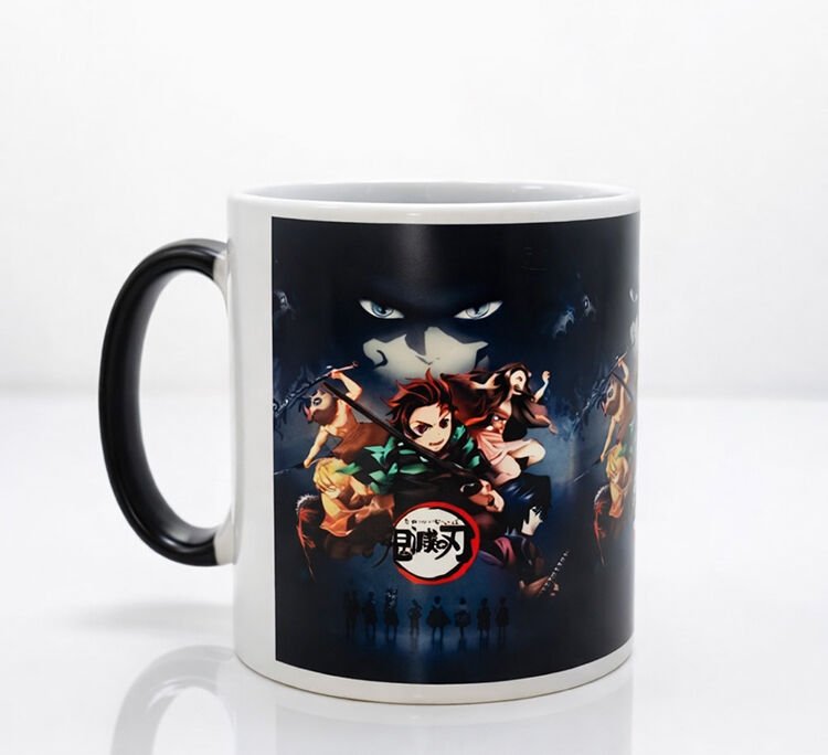Porselen Renk Değiştiren Demon Slayer Kupa Bardak - Model 2