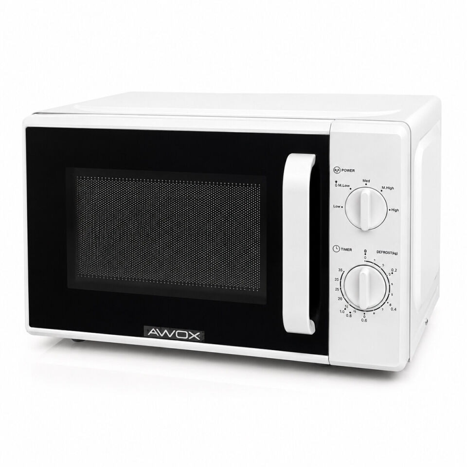 Beyaz Mikrodalga Fırın - Klasik Ön Panel - 20 Litre Kapasite