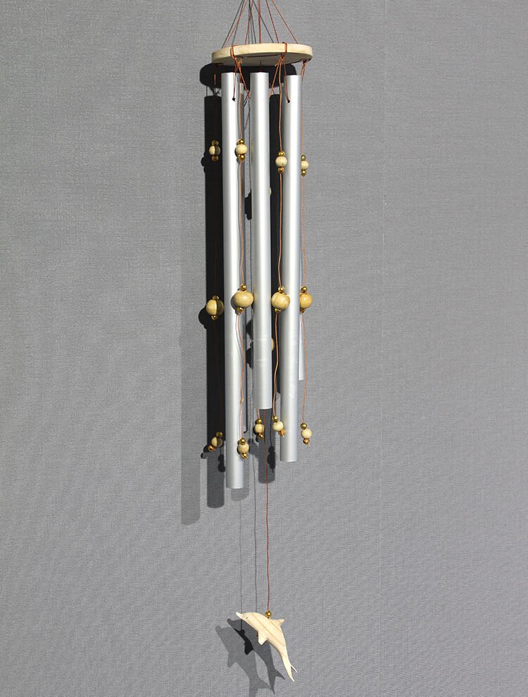 Boncuklu Metal Rüzgar Çanı Model 1
