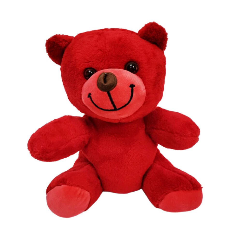 Kırmızı Peluş Oyuncak Ayıcık