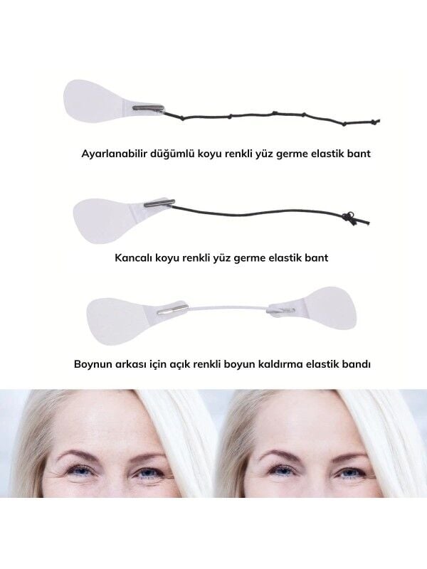 Yüz Yogası Gerdirme Bandı 40 Adet