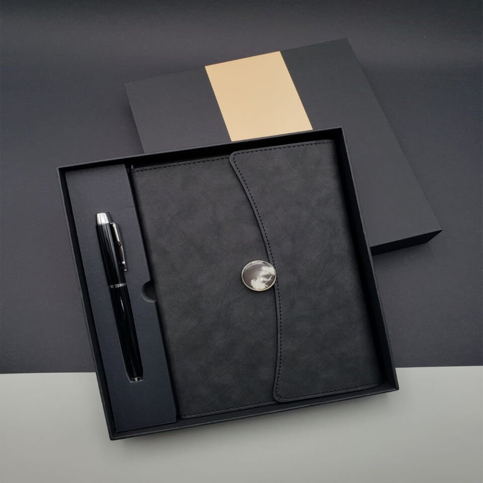 Promosyon Defter Kalem Seti Siyah Renk