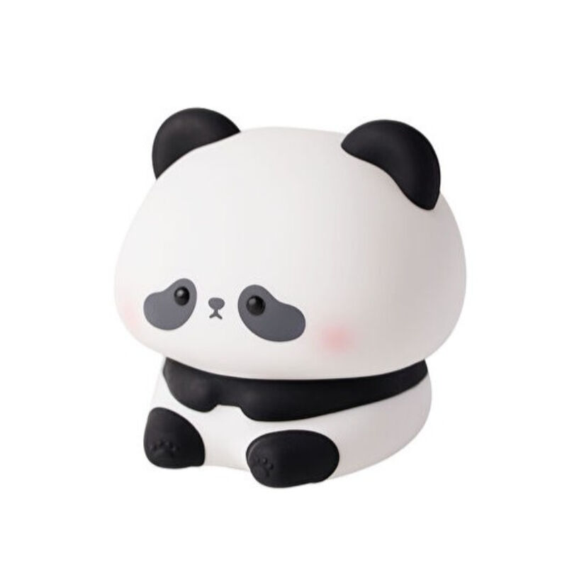 Masum Oturan Panda Tasarımlı Gece Lambası - Dokunmatik - Şarjlı