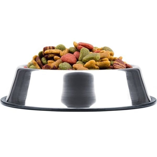 Paslanmaz Çelik Metal Mama Kabı 34 cm.