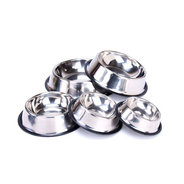 Paslanmaz Çelik Metal Mama Kabı 34 cm.