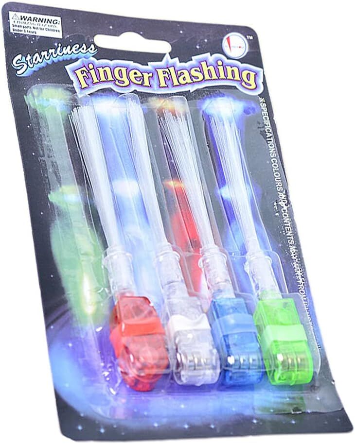 4'lü LED Işıklı Renkli Püskül