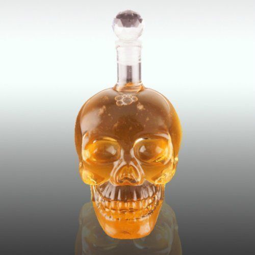 Crystal Head Kuru Kafa Cam Şişe 350 Ml