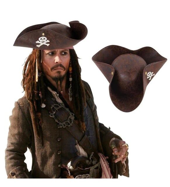 Vinleks Kaptan Jack Korsan Şapkası
