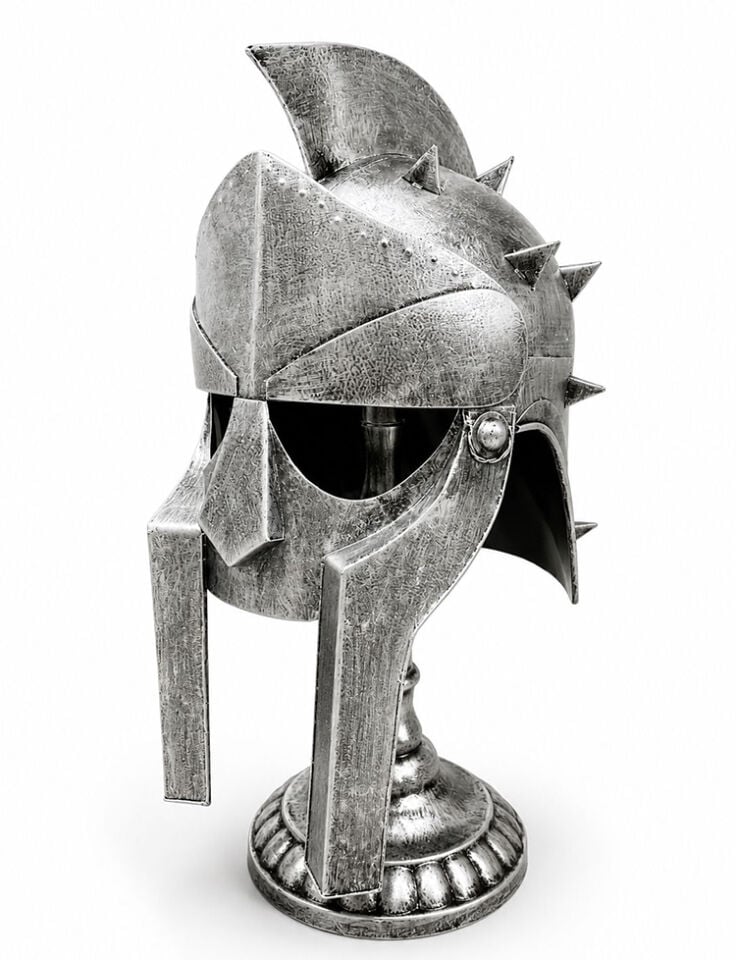 Gladyatör Miğferi Biblosu - Metal - 53x16 cm Dekoratif Obje